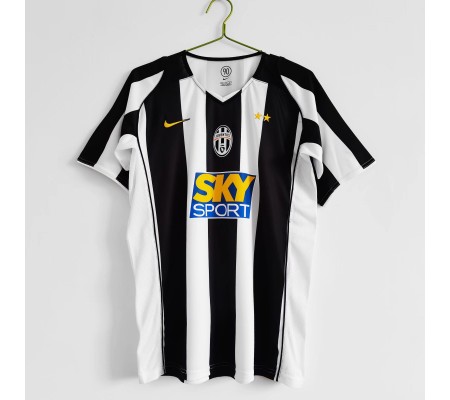 Juventus 04/05 Home Black&White Soccer Jersey